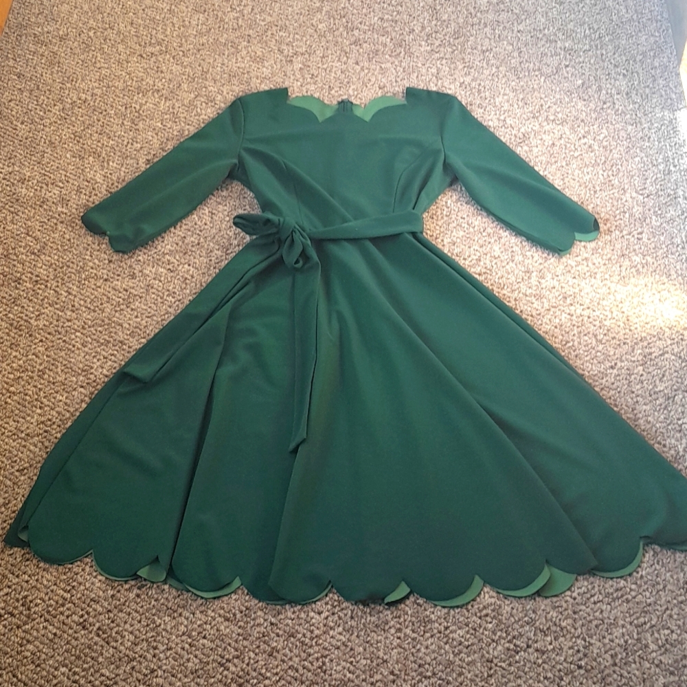 Green dress